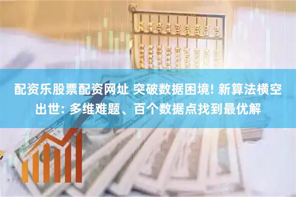 配资乐股票配资网址 突破数据困境! 新算法横空出世: 多维难题、百个数据点找到最优解